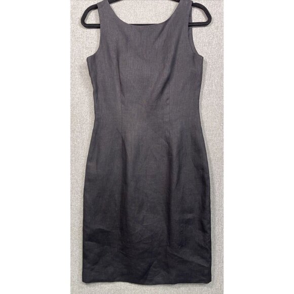 Steven Stolman Dresses & Skirts - Steven Stockman Women’s 100% Linen Dress Size 4 Black Back Bow